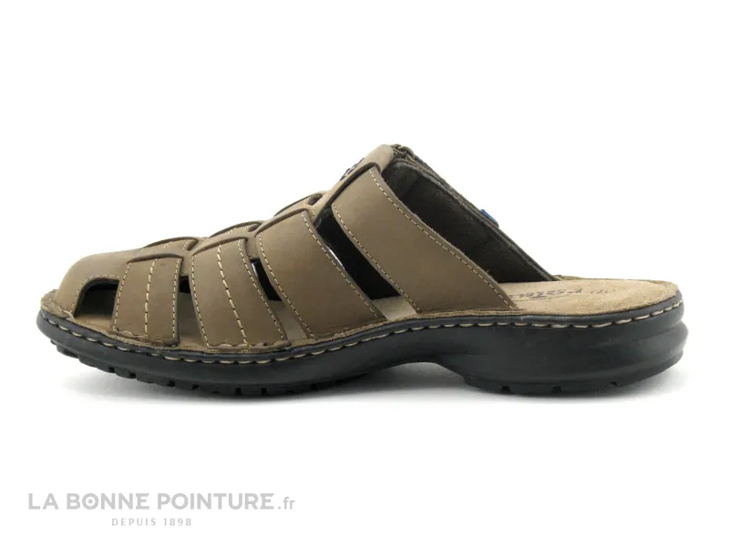 Achat chaussures Point d Orgues Homme Mule Sabot et Tong, vente Point d Orgues TEJOSCAR - Sabot Homme reglable cuir marron