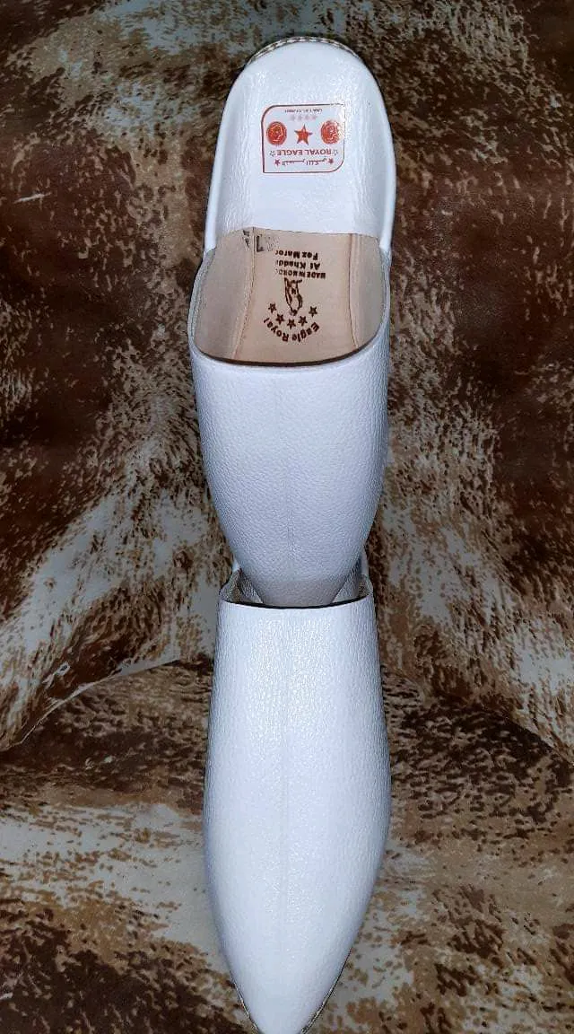 Babouche à coutures-main double Fil