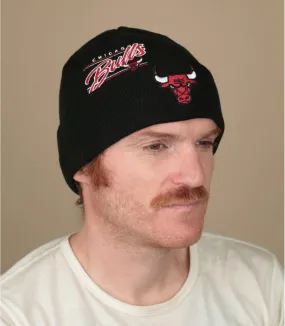 Bonnet revers noir Bulls - Multipatch Beanie Bulls New Era : Headict