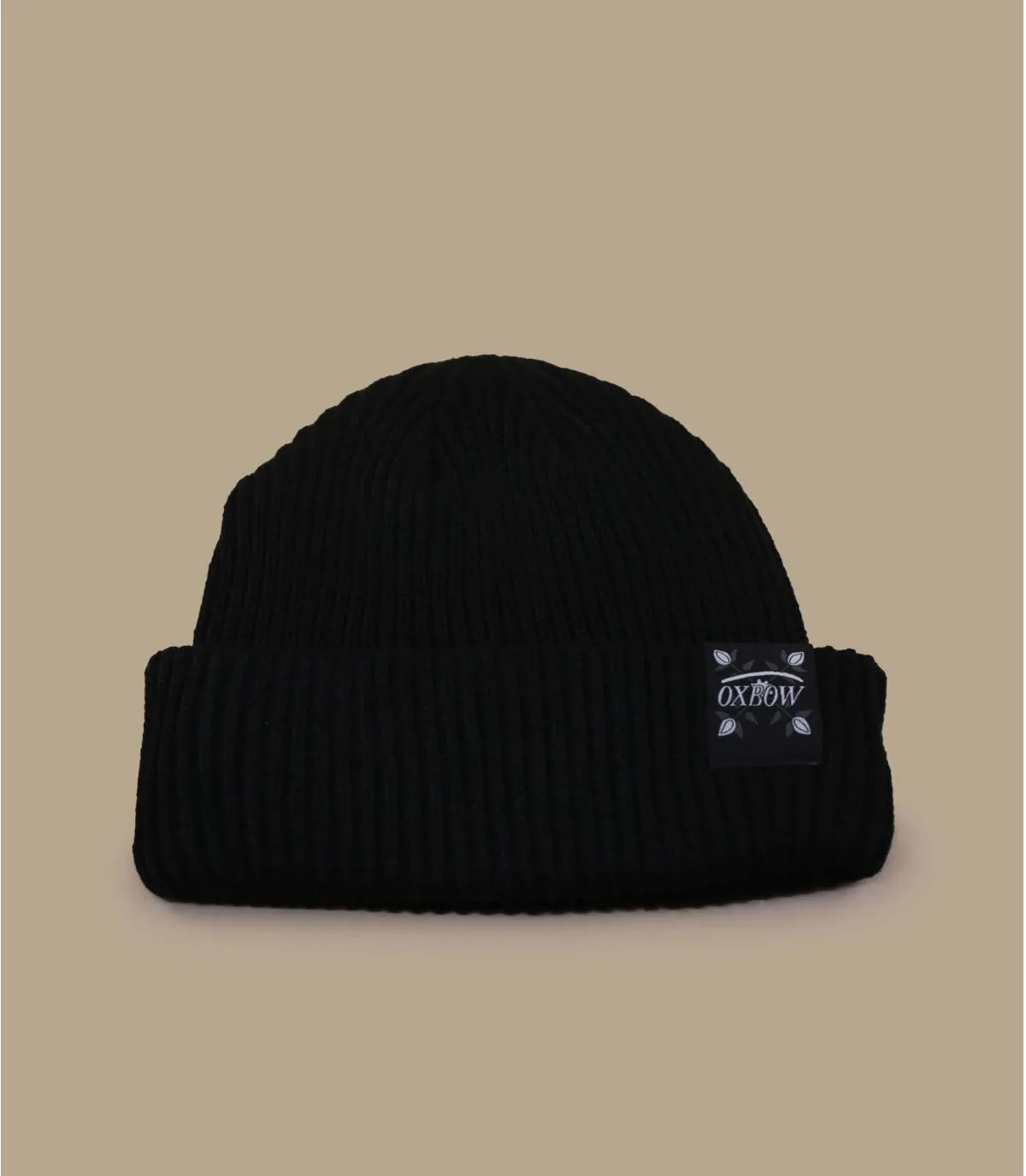 Bonnet à revers noir - Alcala noir Oxbow : Headict