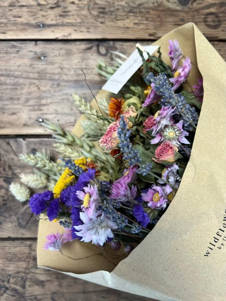 Bouquet de fleurs séchées