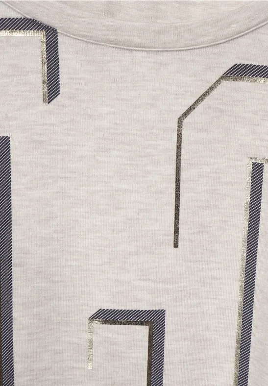 CECIL T-shirt avec imprimé sur le devant 