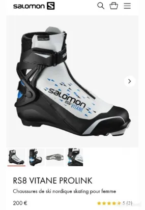 Chaussure ski de fond neuf Ajouté le : 02/01/2023