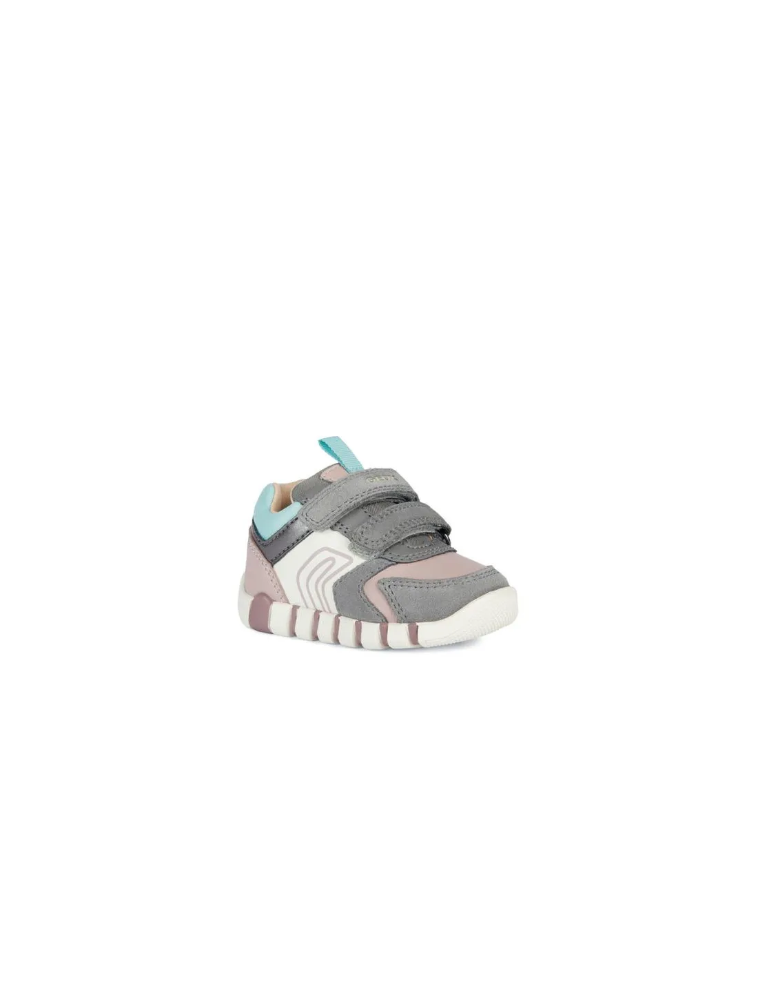 Chaussures Geox Iupidoo Girl Grey/Old Rose