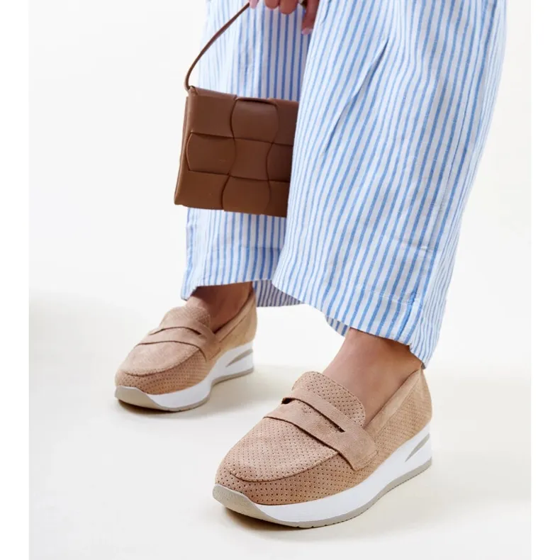 Chaussures Muna perforées marron brun