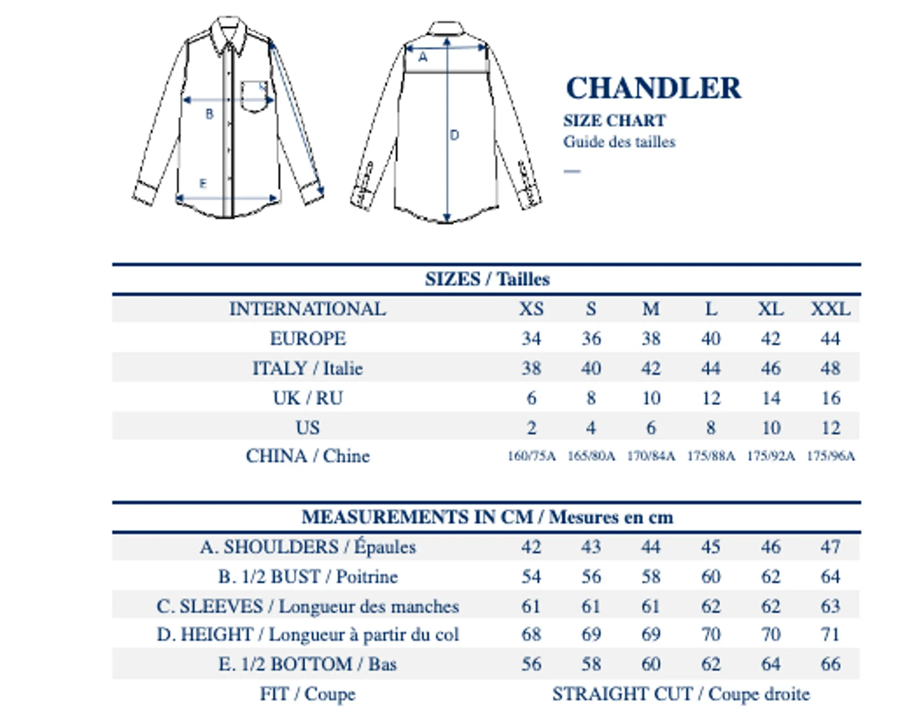 Chemise Chandler velours ocre