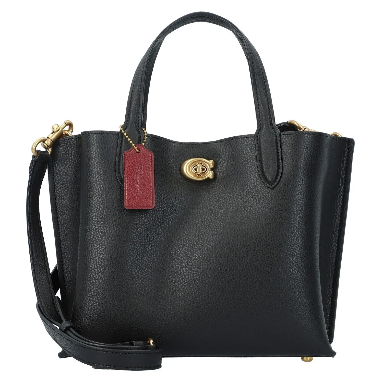 Coach Sac à main en cuir 24 cm
