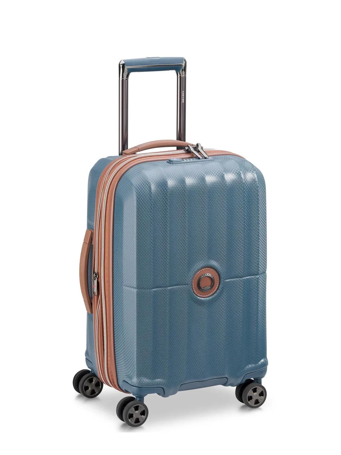 Delsey St Tropez Chariot À Bagages À Main Extensible Glace Bleue - Achetez À Prix Outlet!