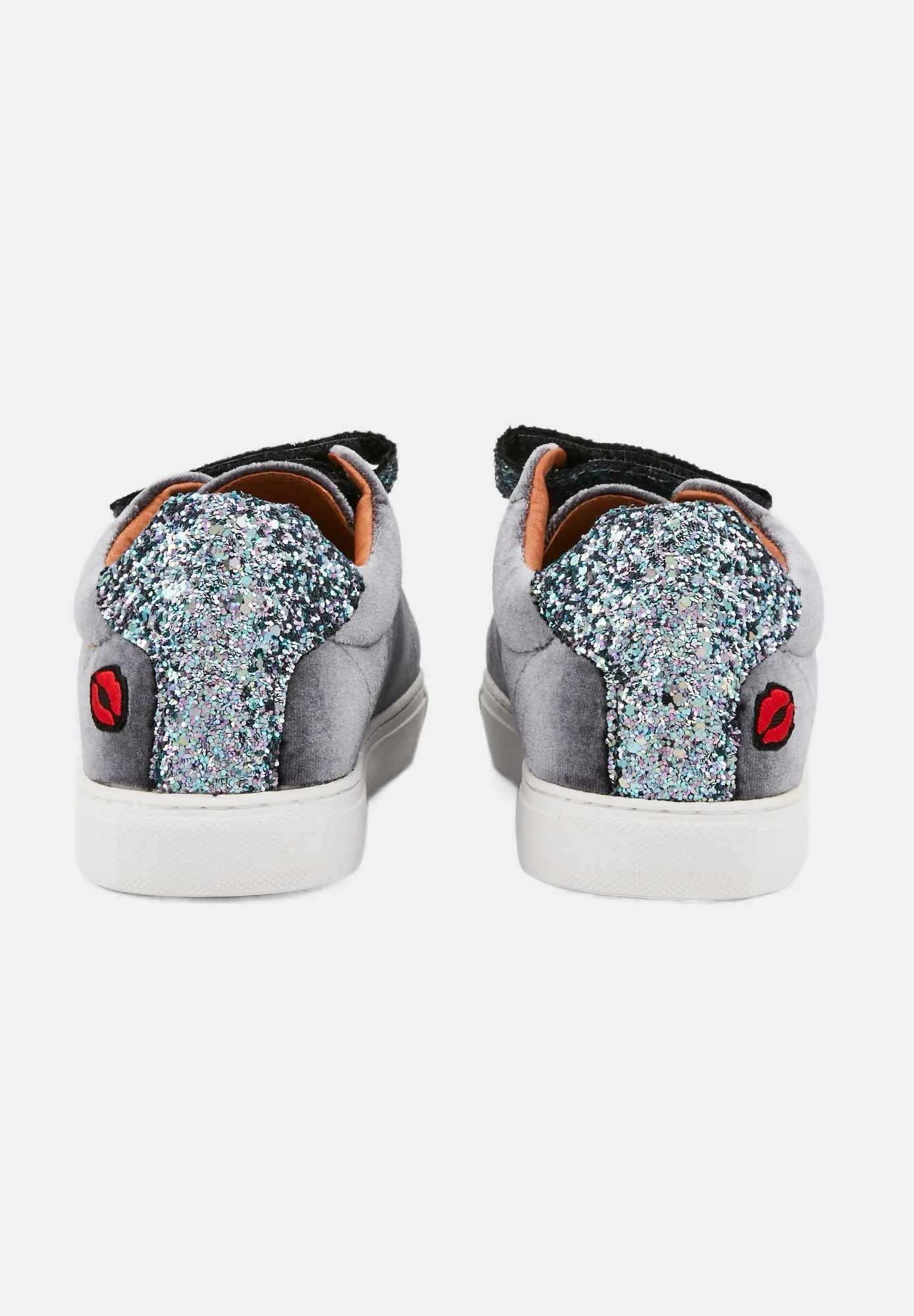 Edith Velours-Glitter Gris