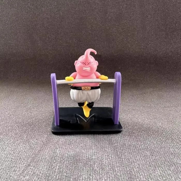 Figurines Majin boo Dragon Ball Z Majin Buu DBZ lot de 5 musculation banc haltères fitness jouet anime