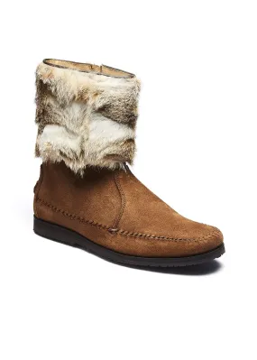 FUR BOOTE VELOURS NOISETTE