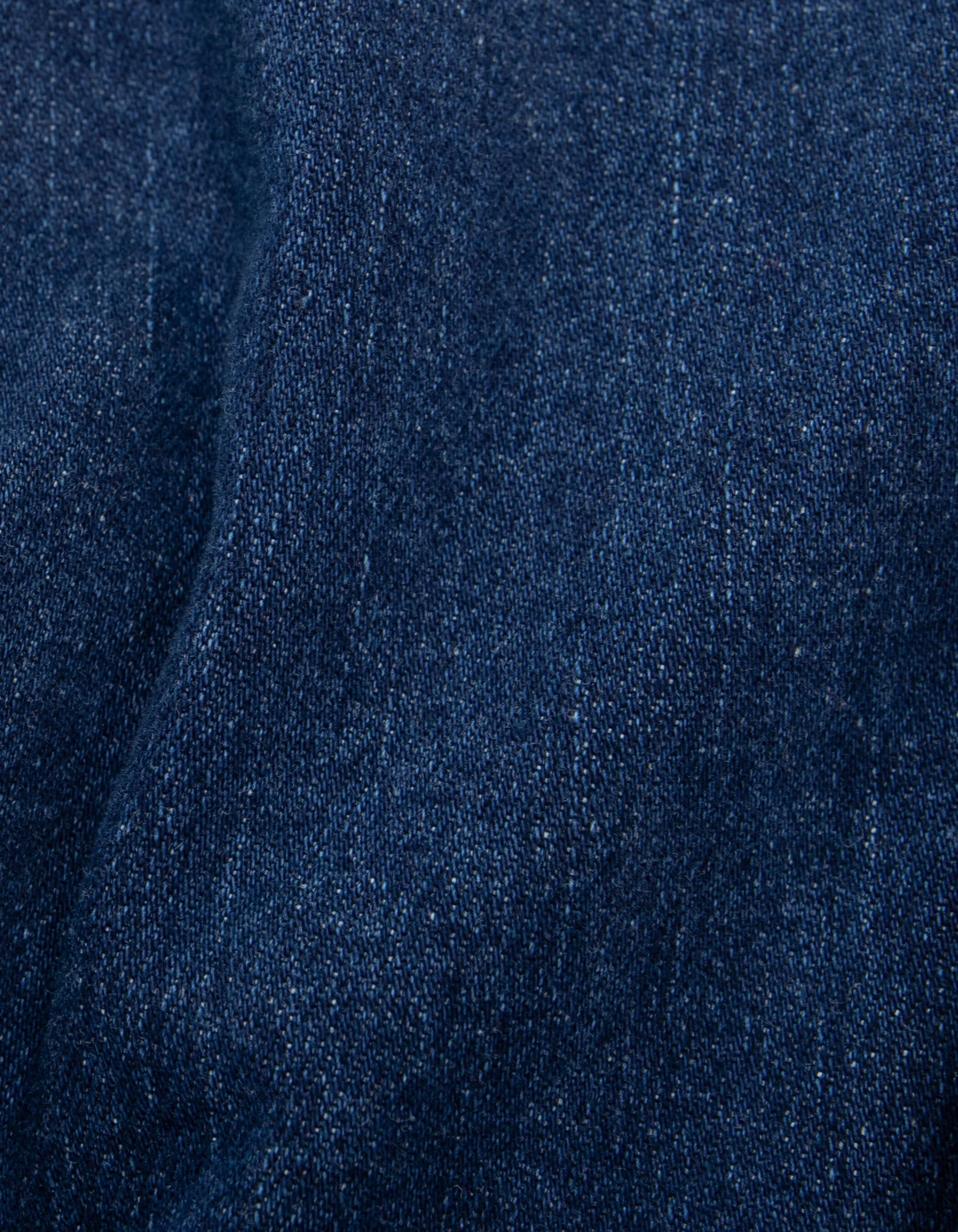Jean WIDE LEG bleu à revers fixes frangés fille