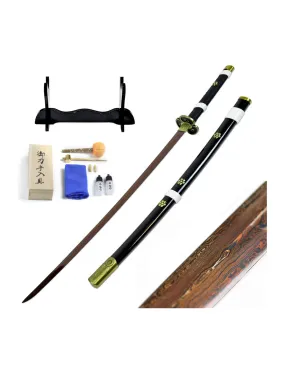 Katana Oden Enma One Piece forgé à la main, Blood Edition ⚔️ Boutique Épées
