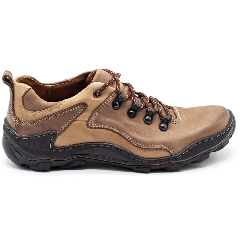 KENT Chaussures homme cuir Trapery 207 marron brun