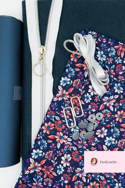 Kit couture: trousse Ebben (taille 1 à 5) patron de base - Acinia /velours côtelé