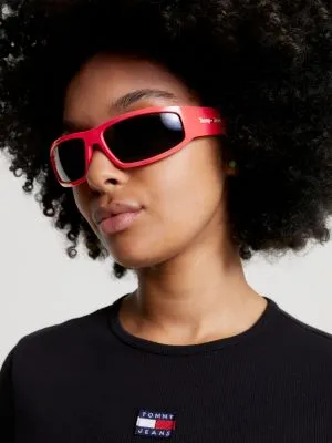 Lunettes de soleil rectangulaires roses | Rose | Tommy Hilfiger