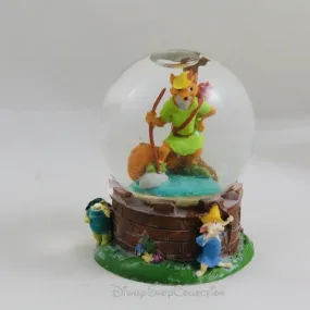 Mini snow globe DISNEY Robin des bois petite boule à neige RARE 8 cm