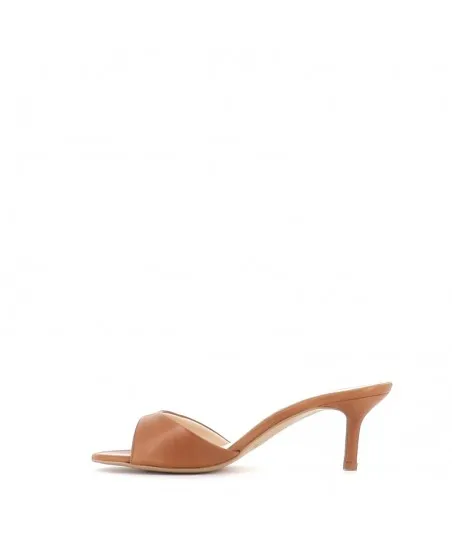 MULE SUZY.2 CUIR CAMEL