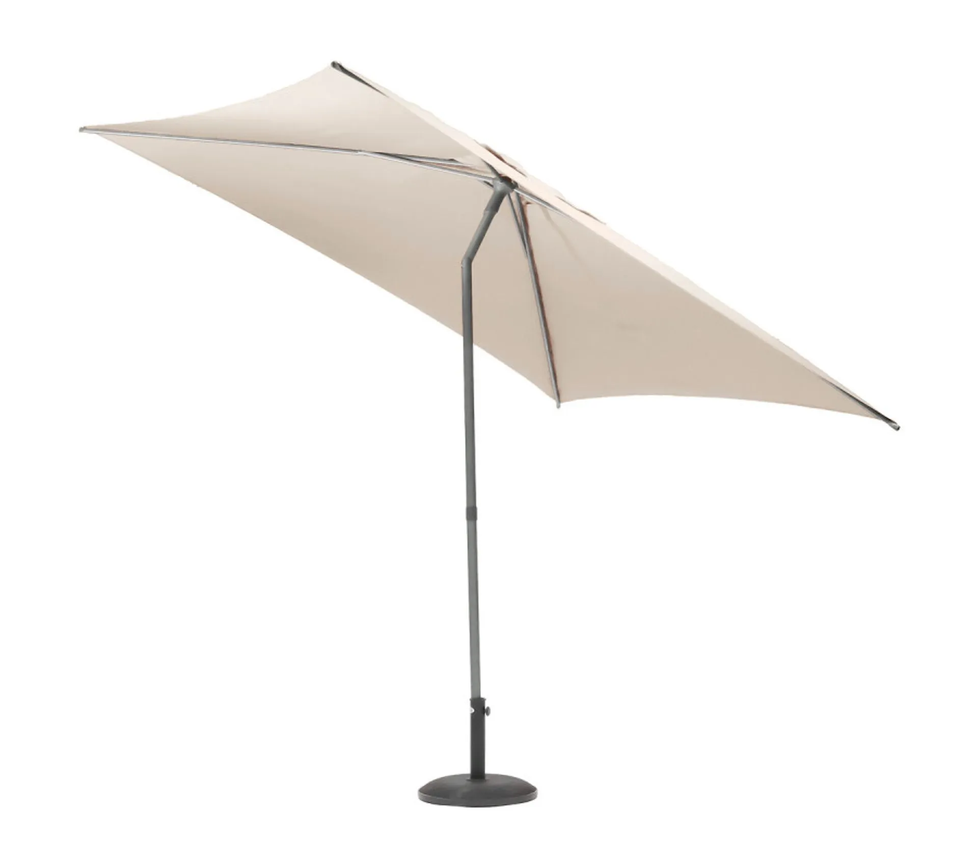 Parasol Droit Carré "soya" Blé 2,5 X 2,5 M