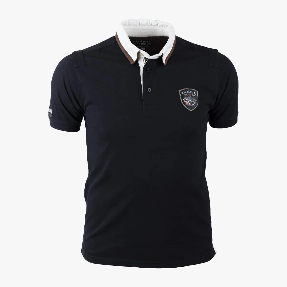 Polo noir classique Barbarians