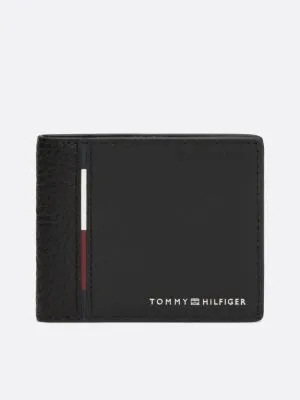 Porte-cartes Casual en cuir | Noir | Tommy Hilfiger
