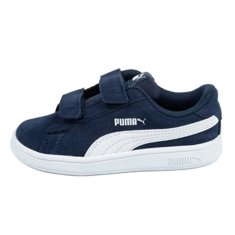 Puma Smash v2 Jr 365178 02 bleu