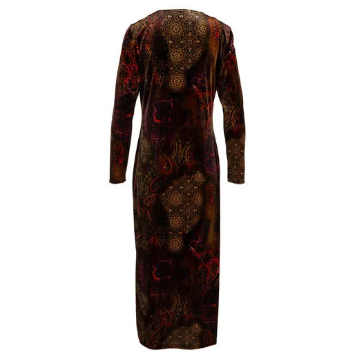Robe 24 heures en velours ras