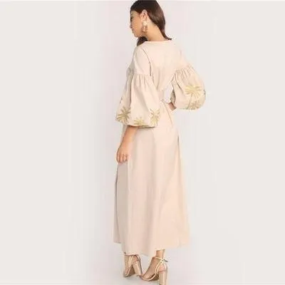 Robe longue d'été bohème