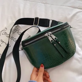 Sac a Main Banane Cuir Femme - Emy