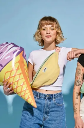 Sac banane L Sasha Tricolore Citron Givré