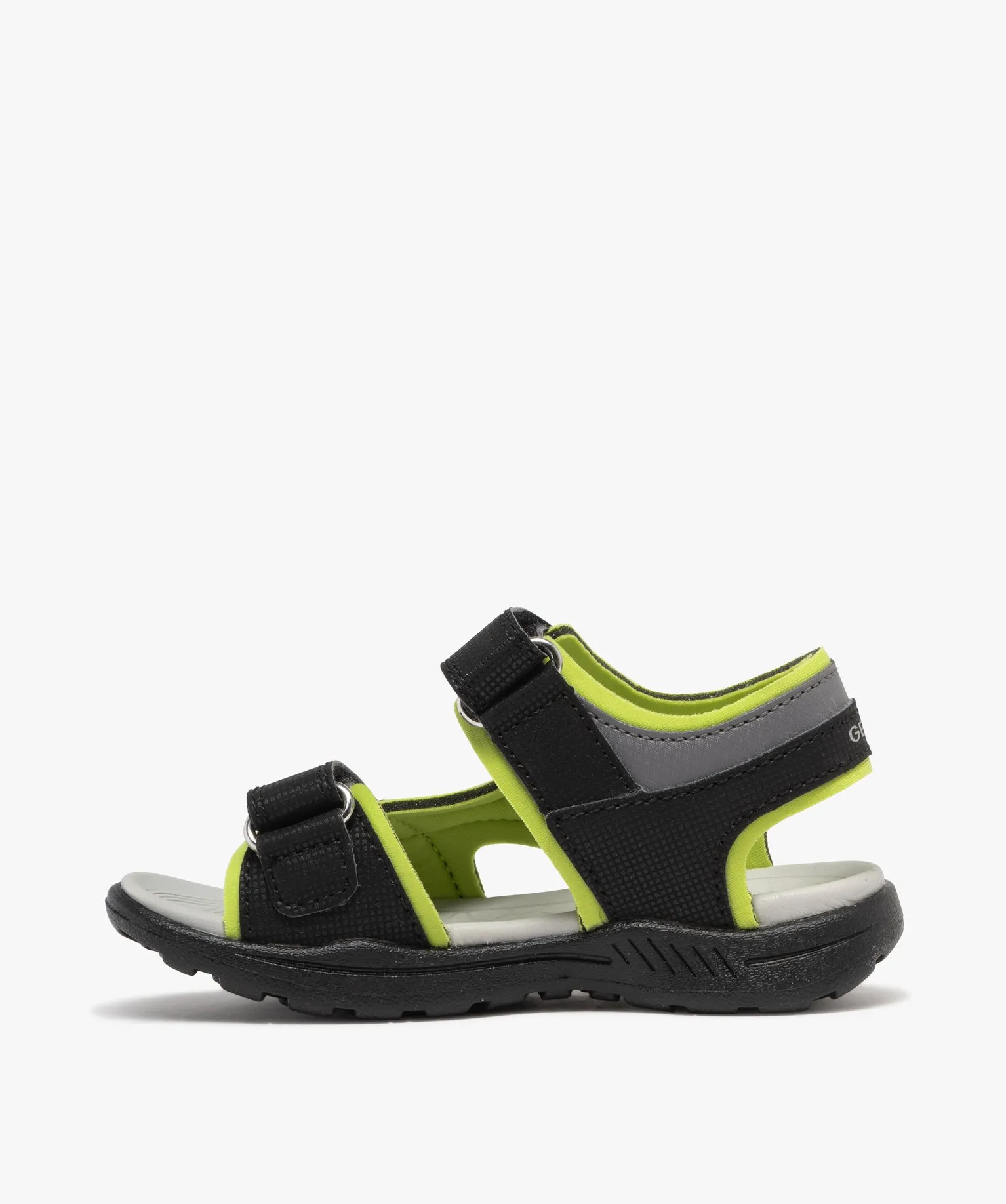 Sandales sport garçon à double scratch - Geox vert