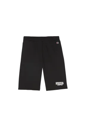 Short - Champion X Stranger Things Noir Champion - Homme | Citadium