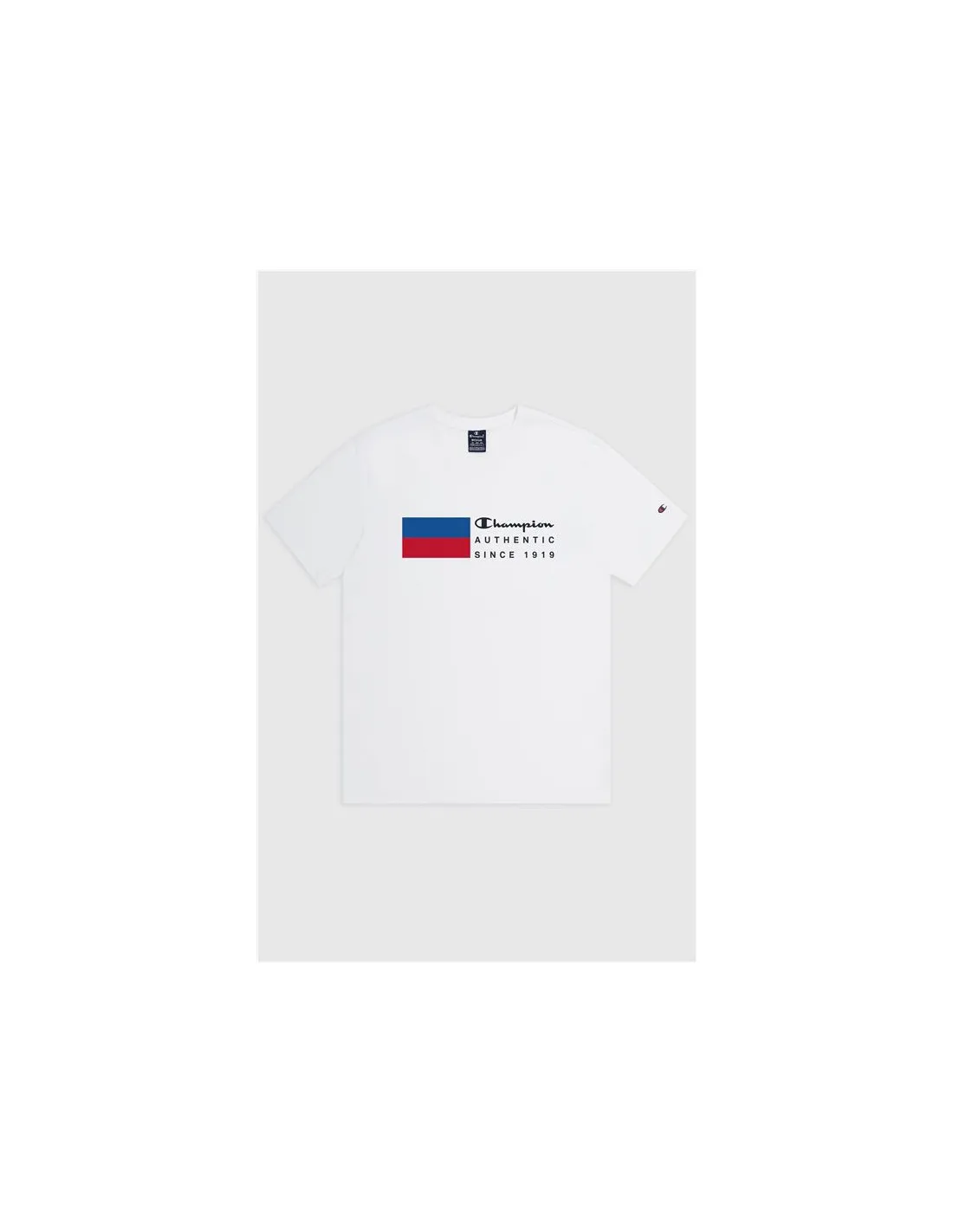 T-shirt Champion Crewneck Homme Blanc