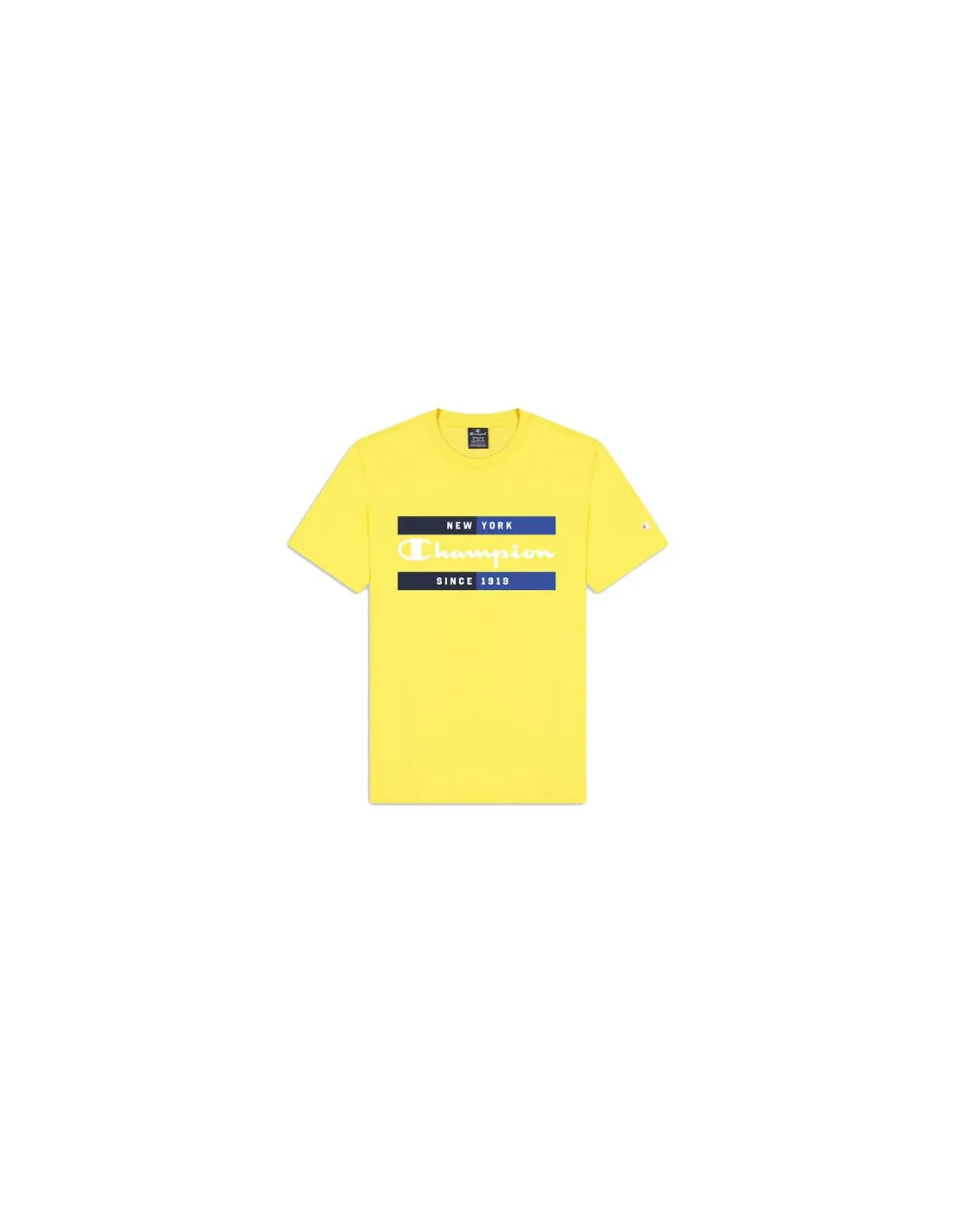 T-shirt Champion Crewneck Jaune Homme