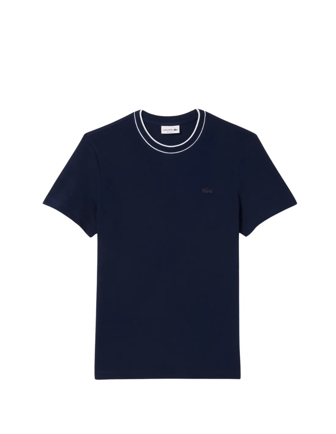 T shirt homme Lacoste Ref 62398 166 Marine