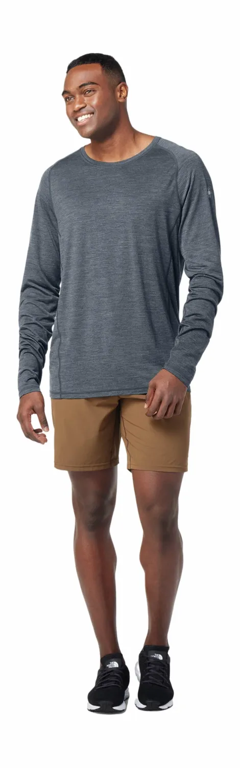 T-shirt Manches Longues Smartwool Men Active Ultralite Manches Longues Charcoal Heather