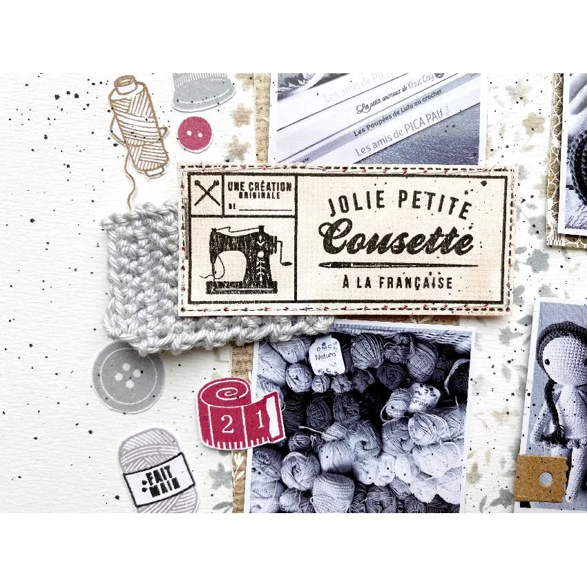 Tampons Clear Florilèges Design De Fil En Aiguille Atelier Fait Main