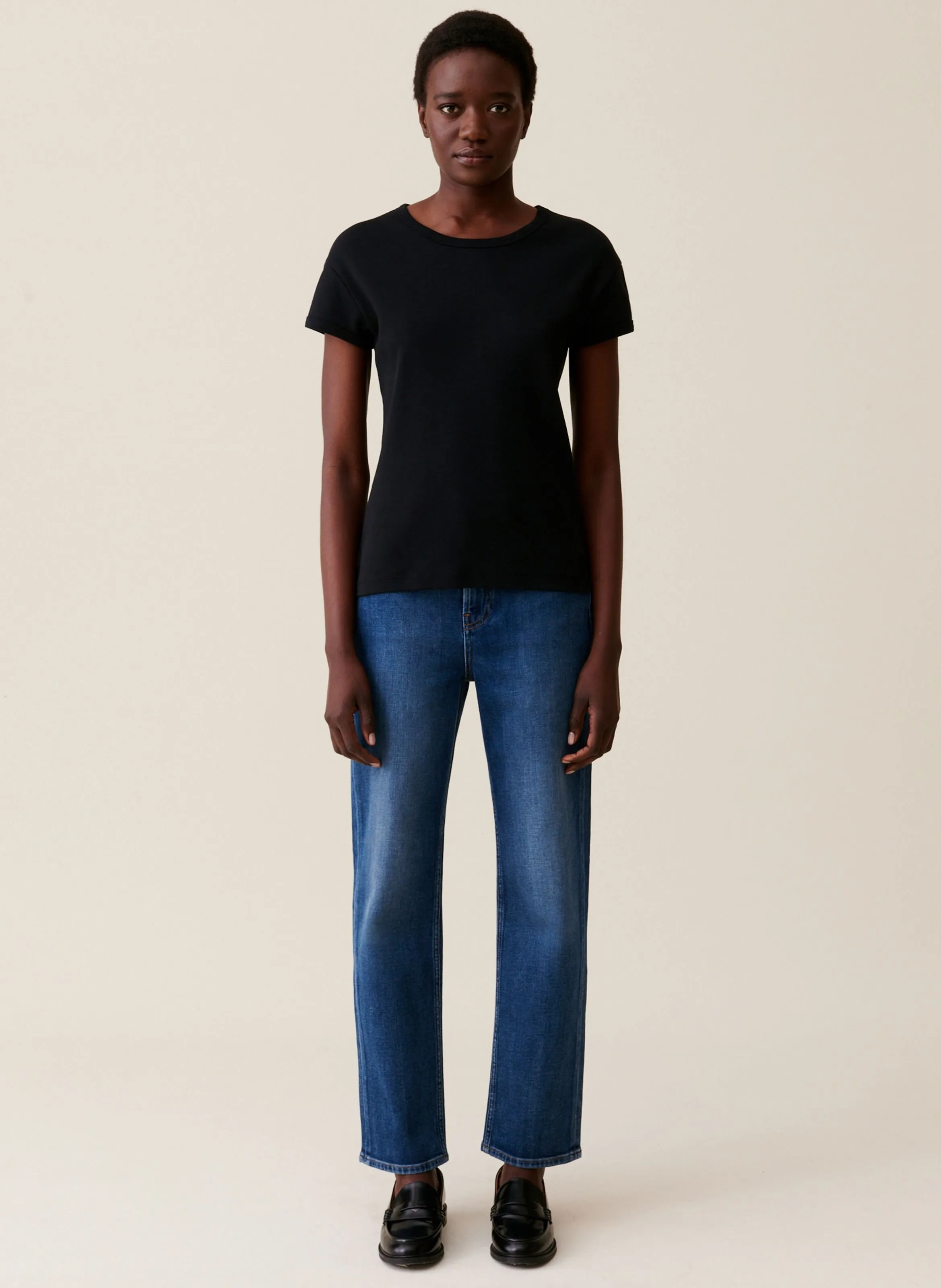 TEE-SHIRT COL ROND EN COTON - CLAUDIE PIERLOT pour FEMME | Printemps