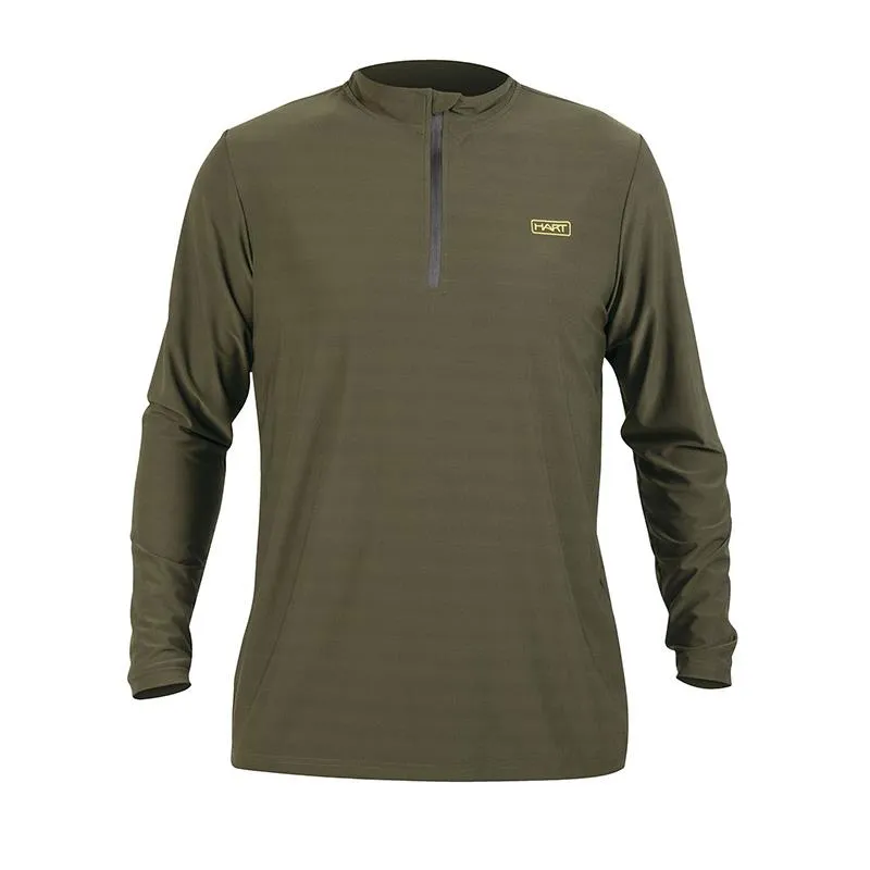 TEE SHIRT MANCHES LONGUES HOMME HART URAL-ZN - VERT