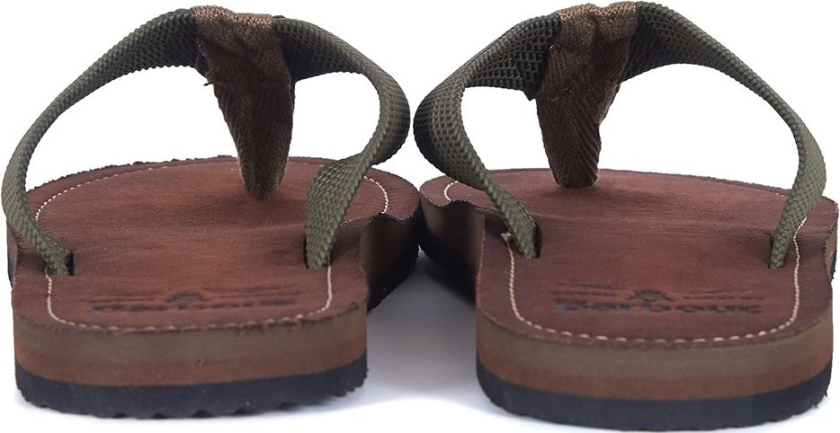 Tongs Barbour Men Toeman Beach Sandal Olive