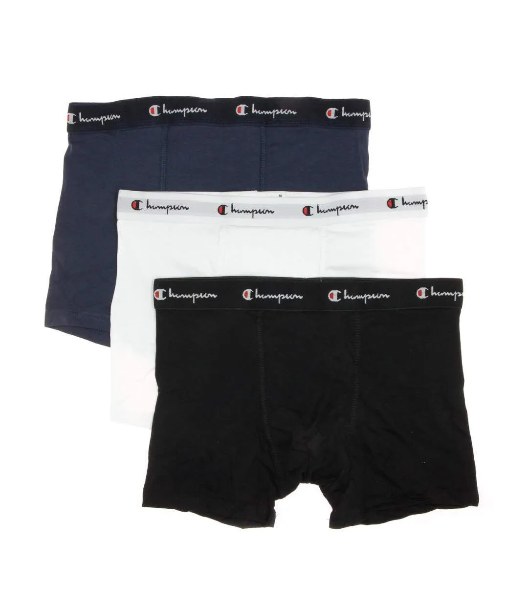 X3 Boxers Marine/Blanc/Noir Homme Champion Trunks