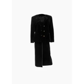 Yves Saint Laurent Ensemble 3 pièces en velours noir